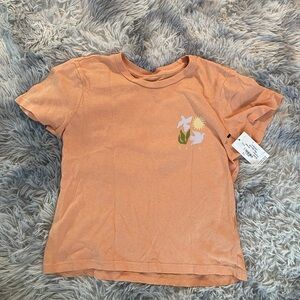 RVCA 411 SS Tee in Warm Orange